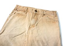 画像2: 00s Used Dickies Duck Carpenter Pants Brown (2)