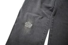 画像4: 18' Used Dickies Duck Carpenter Pants Black (4)