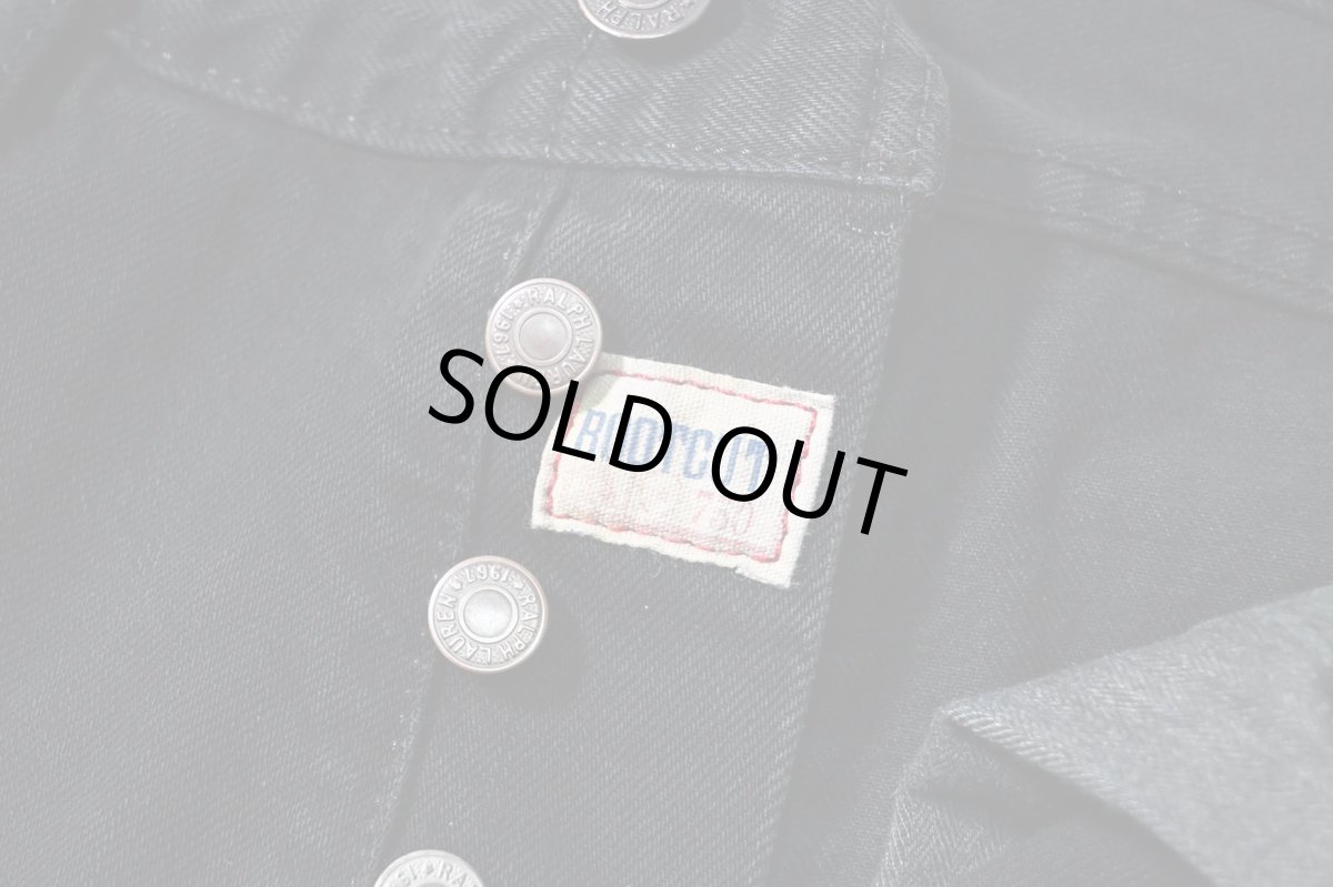 画像7: Used Polo Ralph Lauren Denim Pants Boot Cut 750 Black ラルフローレン (7)