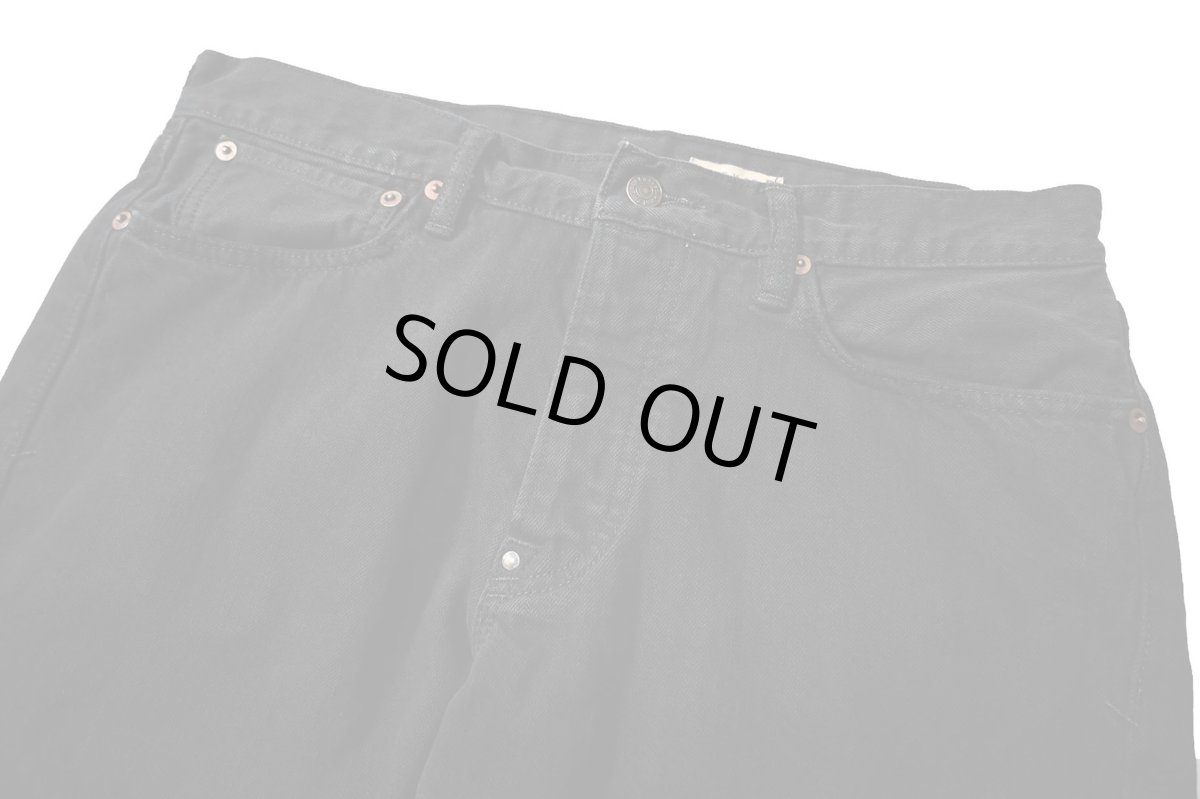 画像2: Used Polo Ralph Lauren Denim Pants Boot Cut 750 Black ラルフローレン (2)