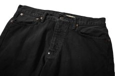 画像2: Used Polo Ralph Lauren Denim Pants Boot Cut 750 Black ラルフローレン (2)