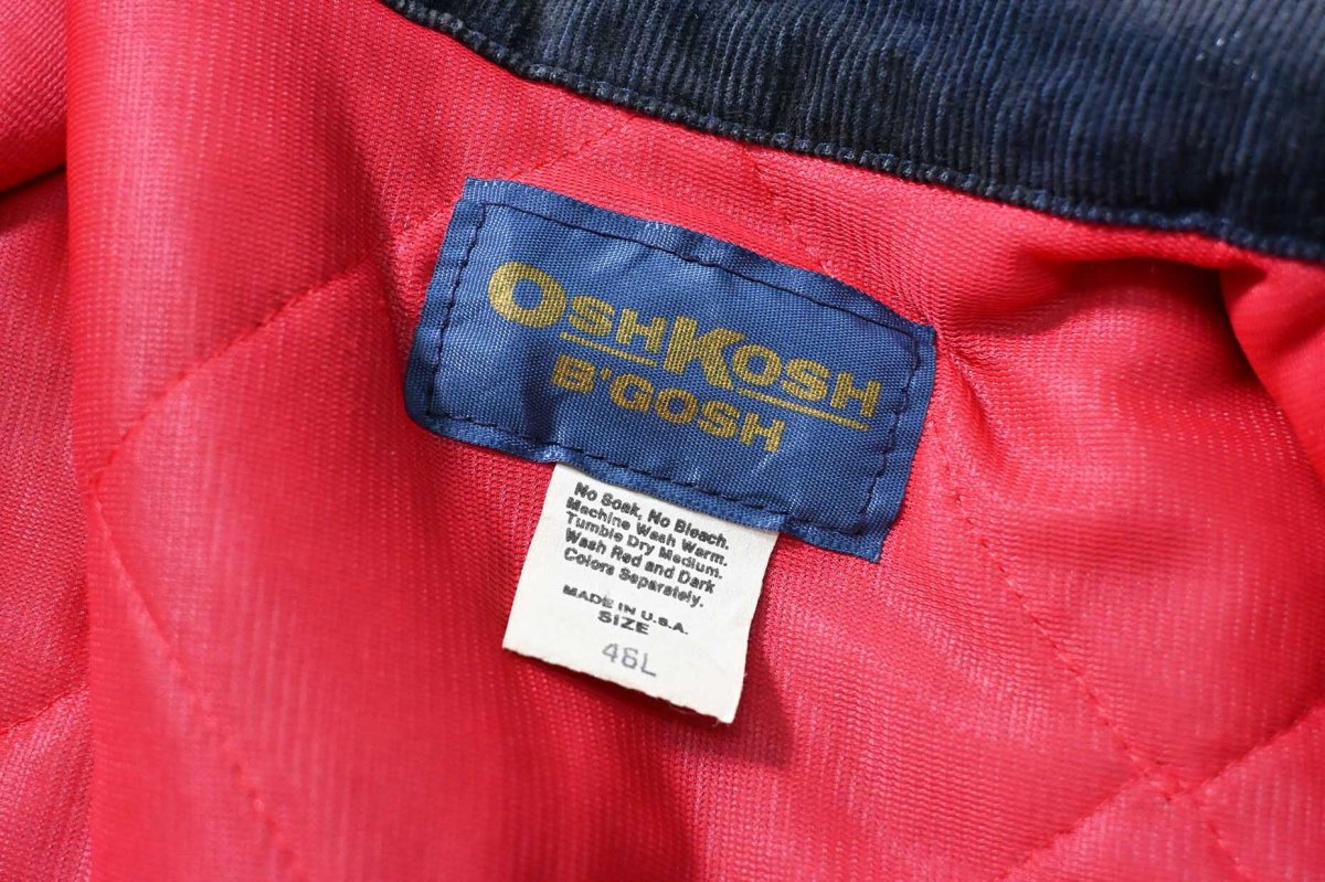 画像6: 70s Used Osh Kosh Quilt Lined Denim Work Jacket made in USA (6)