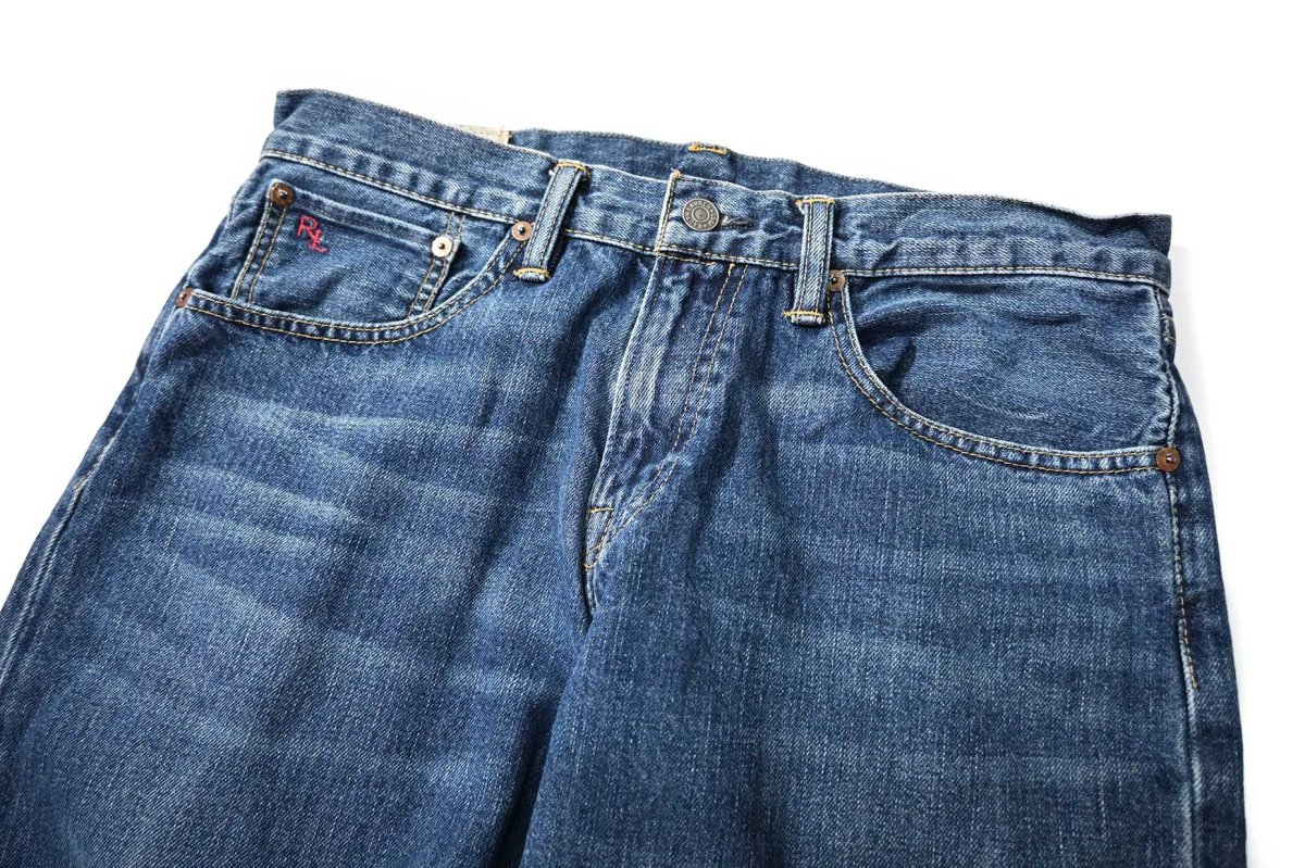 画像2: Used Polo Ralph Lauren Denim Pants Hampton Straight ラルフローレン (2)