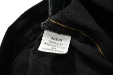 画像9: Used Polo Ralph Lauren Denim Pants Boot Cut 750 Black ラルフローレン (9)
