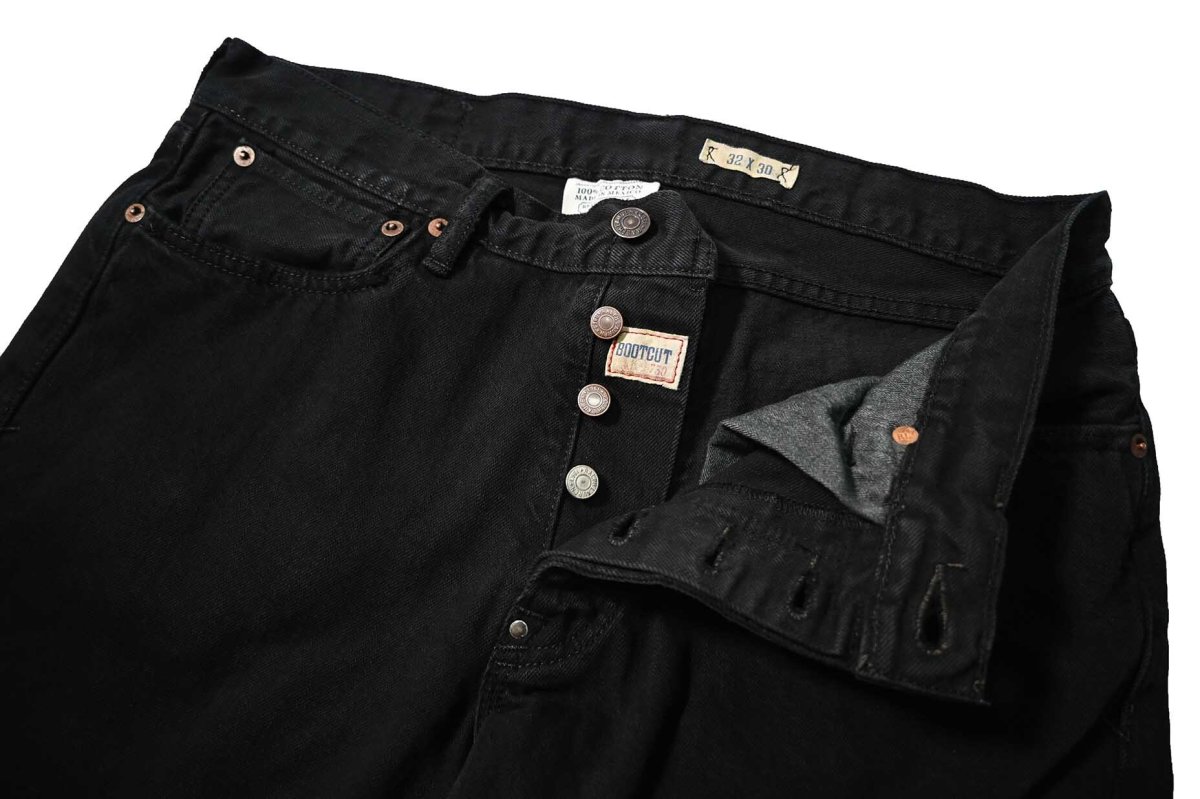 画像6: Used Polo Ralph Lauren Denim Pants Boot Cut 750 Black ラルフローレン (6)