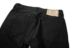 画像4: Used Polo Ralph Lauren Denim Pants Boot Cut 750 Black ラルフローレン (4)