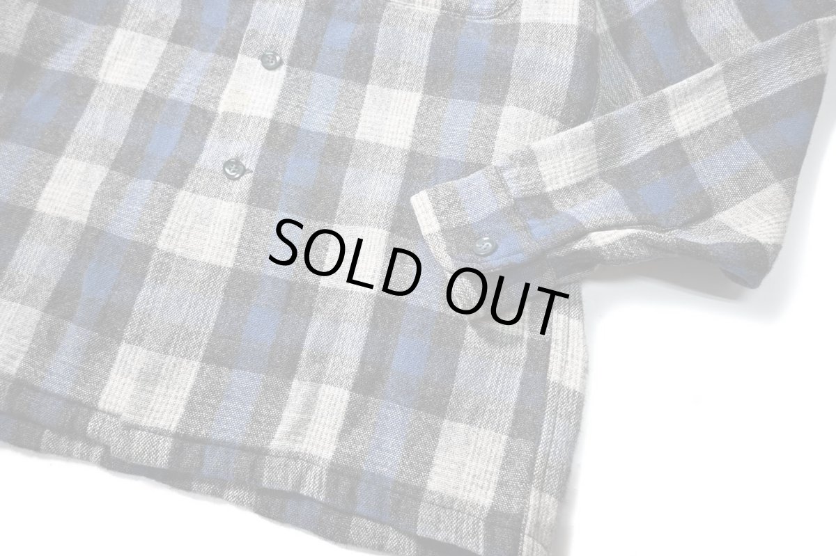 画像3: 60s Used McGregor Wool Open Collar Shirt made in USA (3)