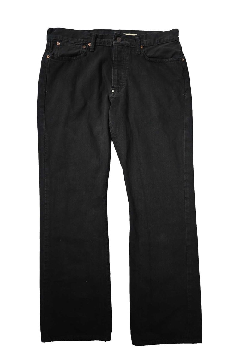 画像1: Used Polo Ralph Lauren Denim Pants Boot Cut 750 Black ラルフローレン (1)
