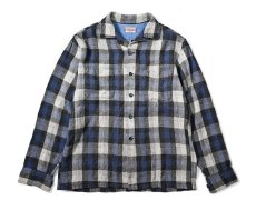 画像1: 60s Used McGregor Wool Open Collar Shirt made in USA (1)