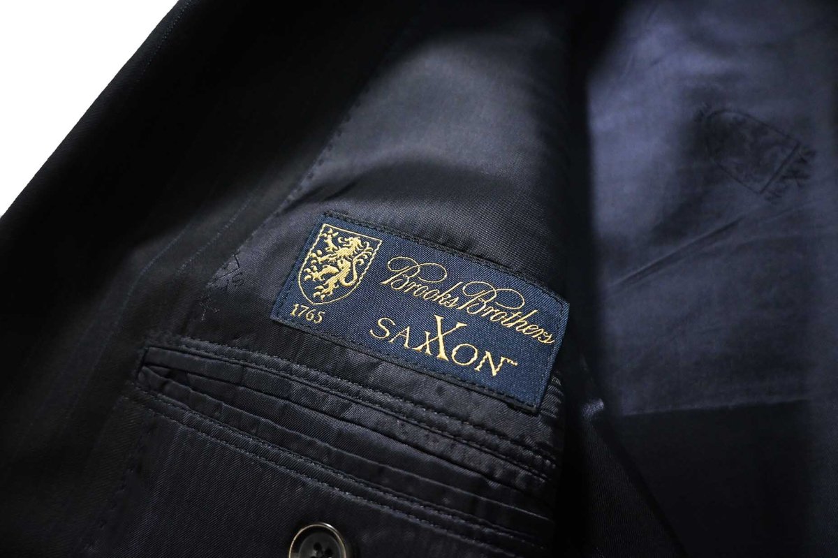 画像5: Used Brooks Brothers Stripe Tailored Jacket made in USA (5)