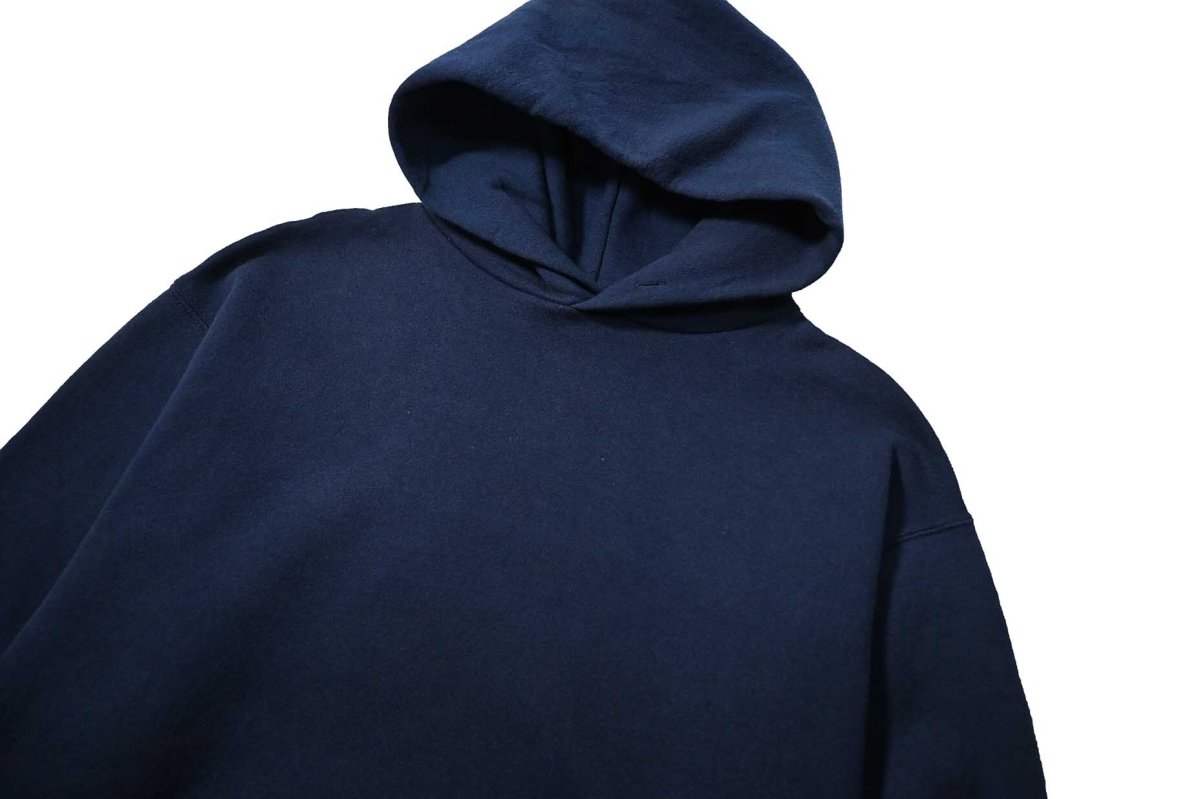画像2: 90s Used Russell Athletic Blank Sweat Hoodie Navy made in USA (2)