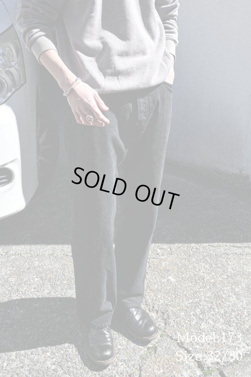 画像10: Used Polo Ralph Lauren Denim Pants Boot Cut 750 Black ラルフローレン (10)