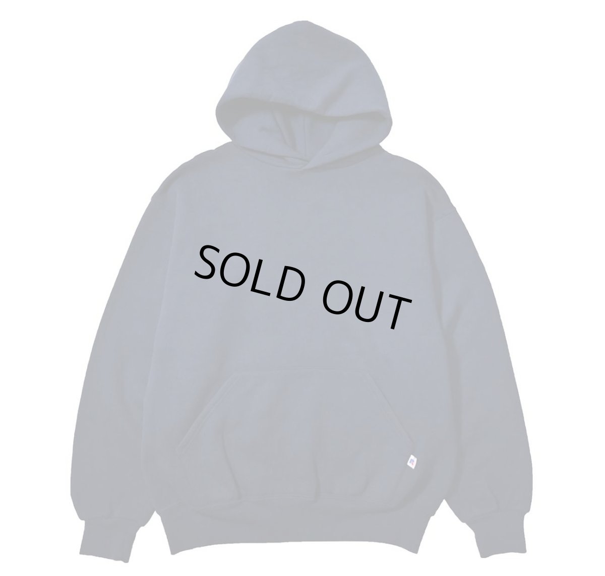 画像1: 90s Used Russell Athletic Blank Sweat Hoodie Navy made in USA (1)