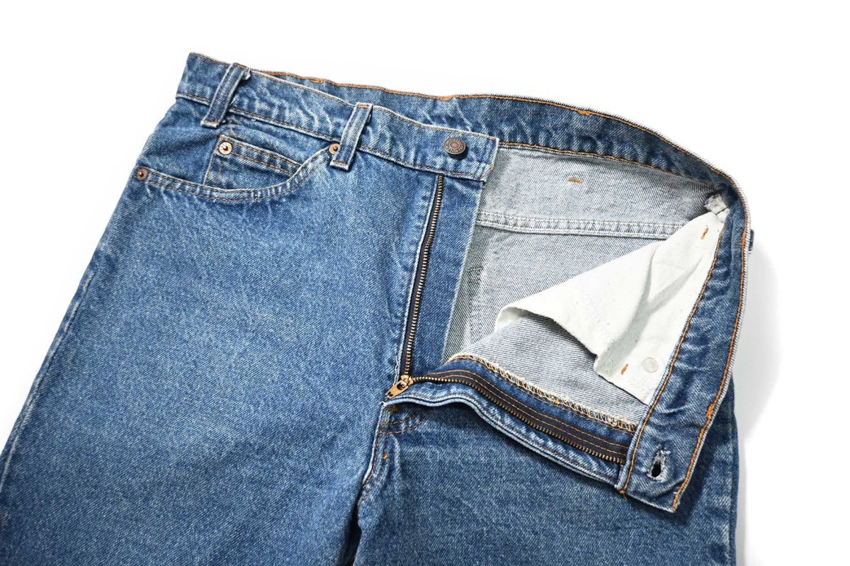 画像6: 80s Used Levi's 517 Cut Off Denim Pants made in USA リーバイス (6)