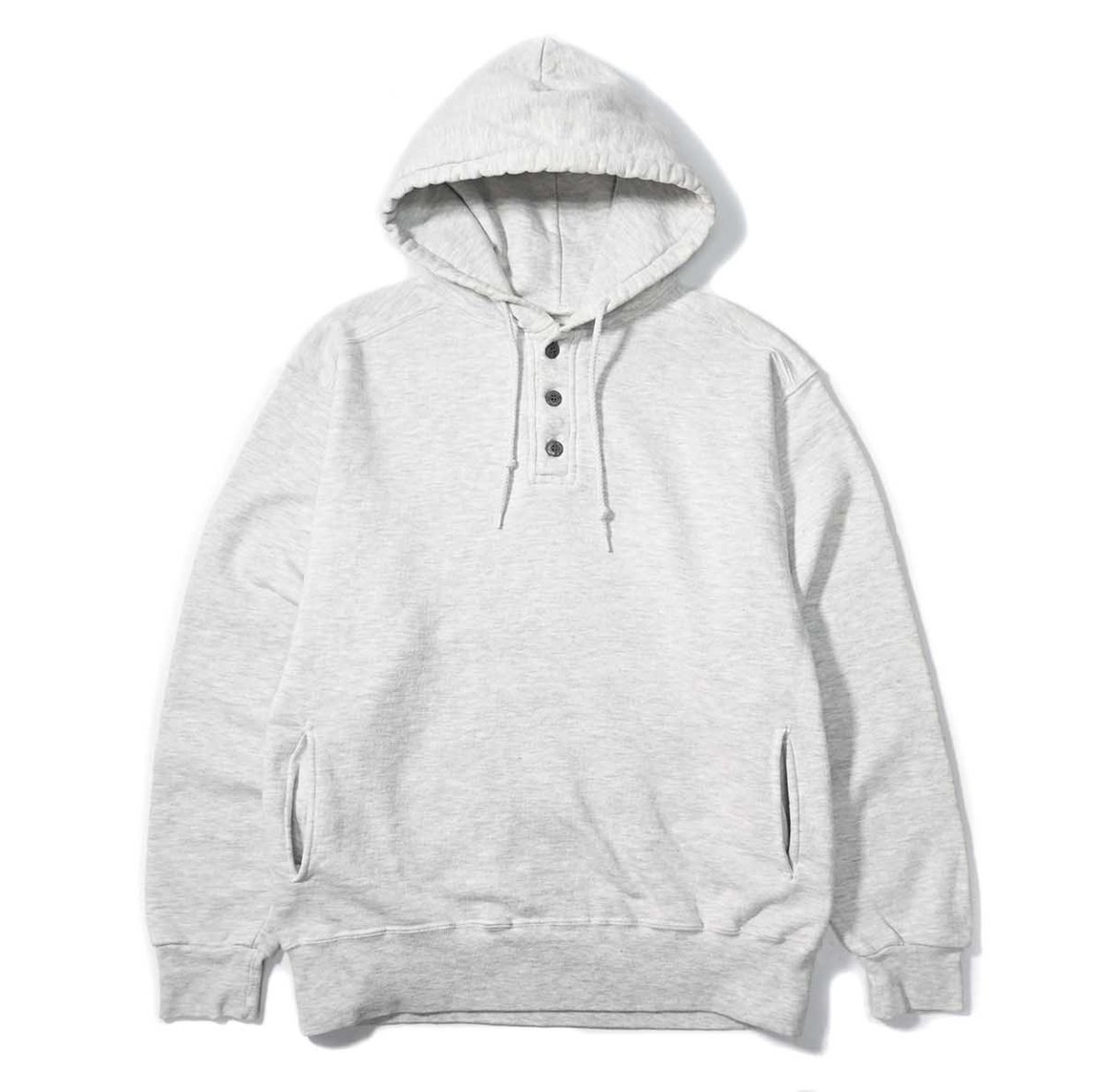 画像1: 90s Used L.L.Bean × Russell Athletic Blank Sweat Hoodie Ash made in USA (1)