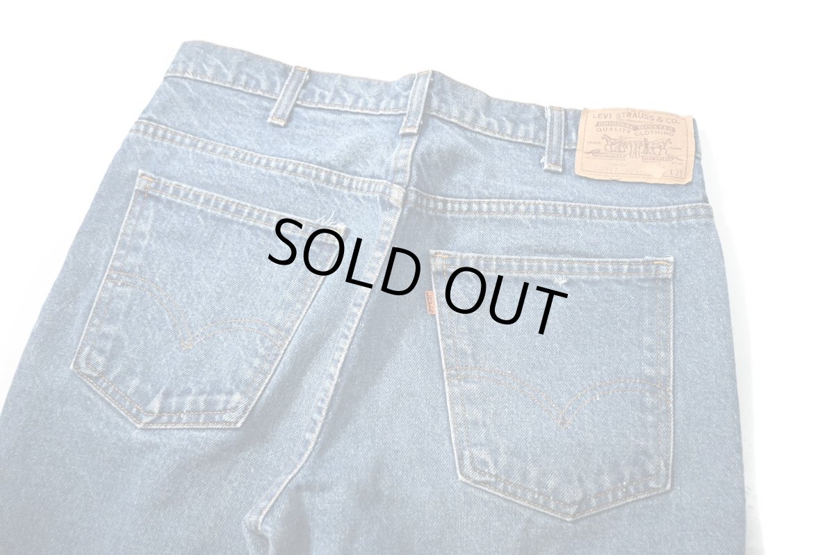 画像4: 80s Used Levi's 517 Cut Off Denim Pants made in USA リーバイス (4)