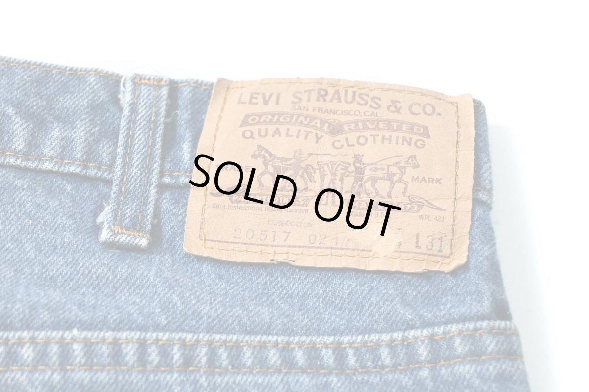 画像5: 80s Used Levi's 517 Cut Off Denim Pants made in USA リーバイス (5)