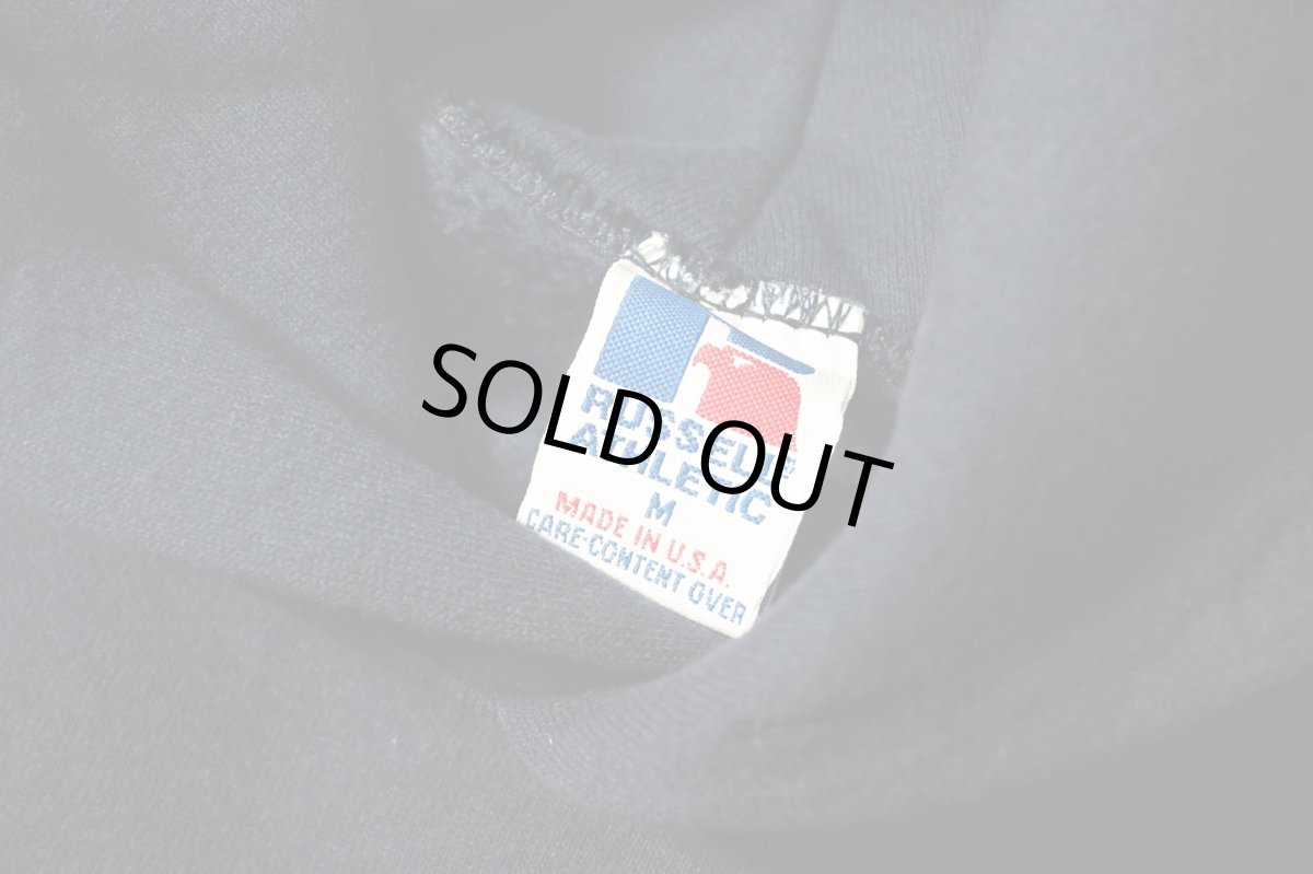 画像4: 90s Used Russell Athletic Blank Sweat Hoodie Navy made in USA (4)