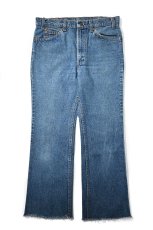 画像1: 80s Used Levi's 517 Cut Off Denim Pants made in USA リーバイス (1)