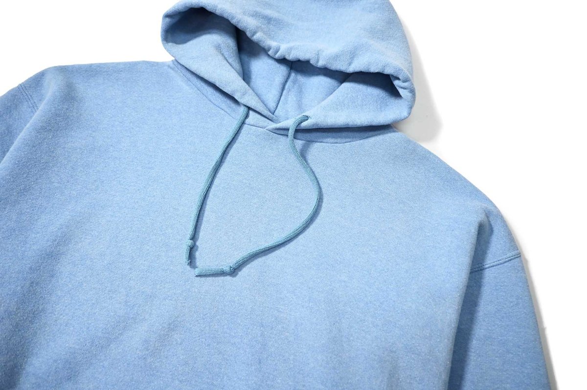 画像2: 90s Used Russell Athletic Blank Sweat Hoodie Sax (2)