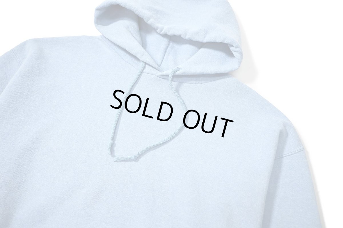 画像2: 90s Used Russell Athletic Blank Sweat Hoodie Sax (2)