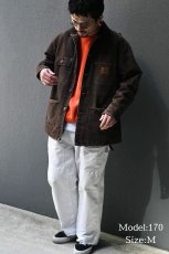 画像8: 10' Used Carhartt Blanket Lined Michigan Chore Coat Dark Brown (8)