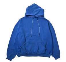 画像1: 70-80s Used Russell Athletic Blank Sweat Hoodie Blue made in USA (1)