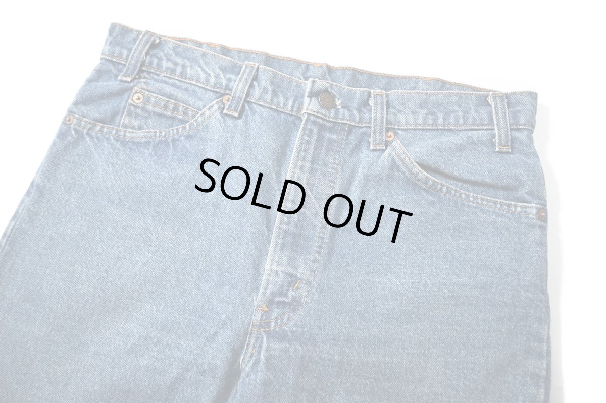 画像2: 80s Used Levi's 517 Cut Off Denim Pants made in USA リーバイス (2)