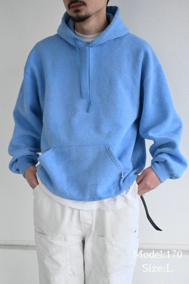 画像5: 90s Used Russell Athletic Blank Sweat Hoodie Sax (5)