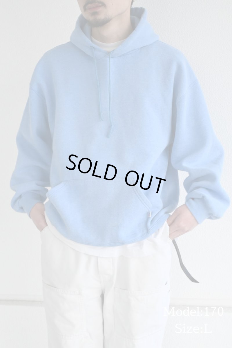 画像5: 90s Used Russell Athletic Blank Sweat Hoodie Sax (5)