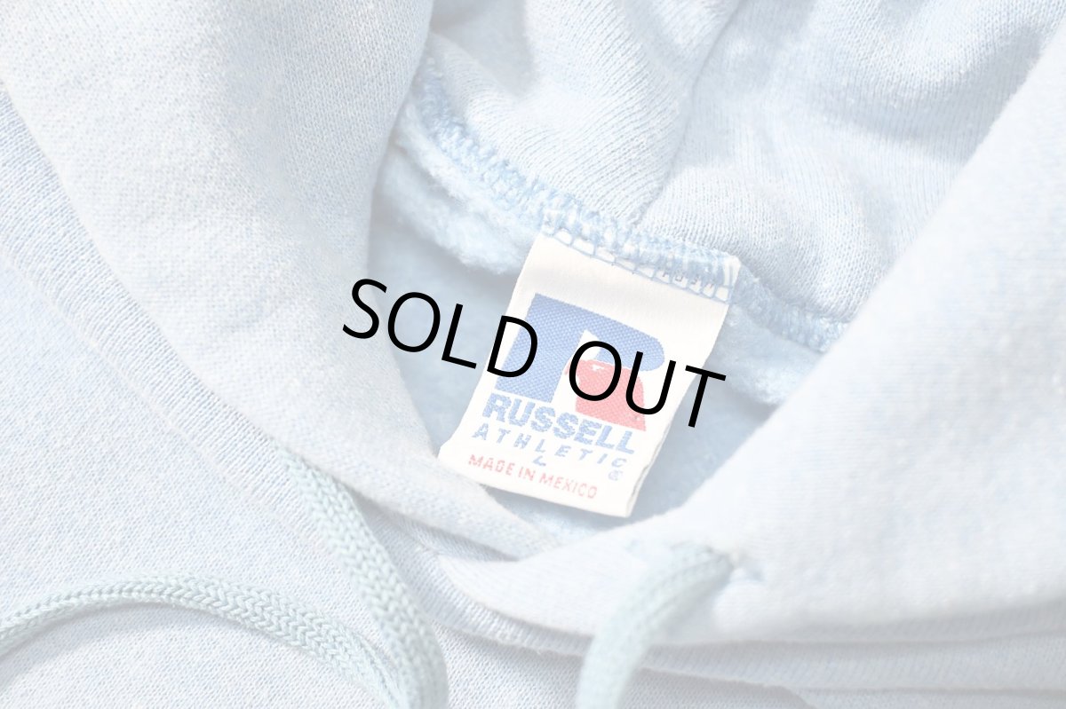 画像4: 90s Used Russell Athletic Blank Sweat Hoodie Sax (4)