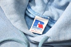 画像4: 90s Used Russell Athletic Blank Sweat Hoodie Sax (4)