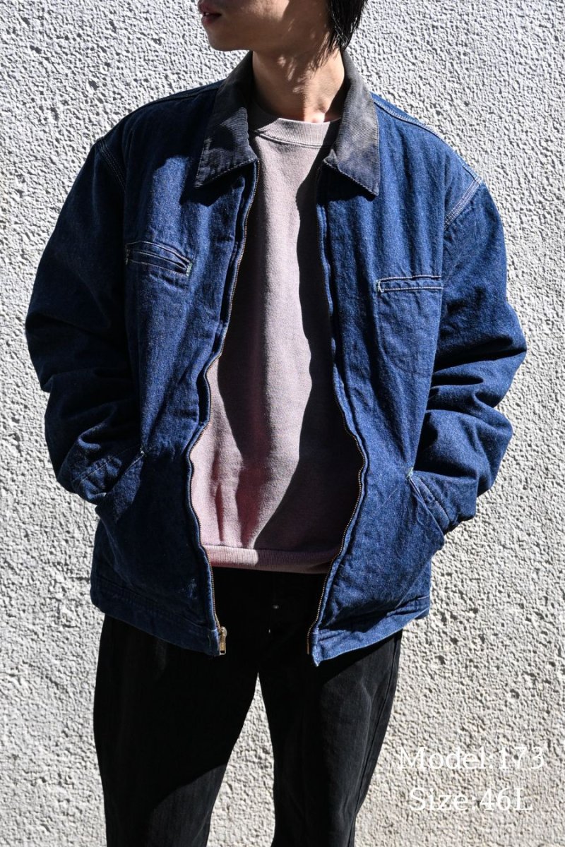 画像7: 70s Used Osh Kosh Quilt Lined Denim Work Jacket made in USA (7)