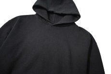 画像2: 00s Used Russell Athletic Blank Sweat Hoodie Black (2)