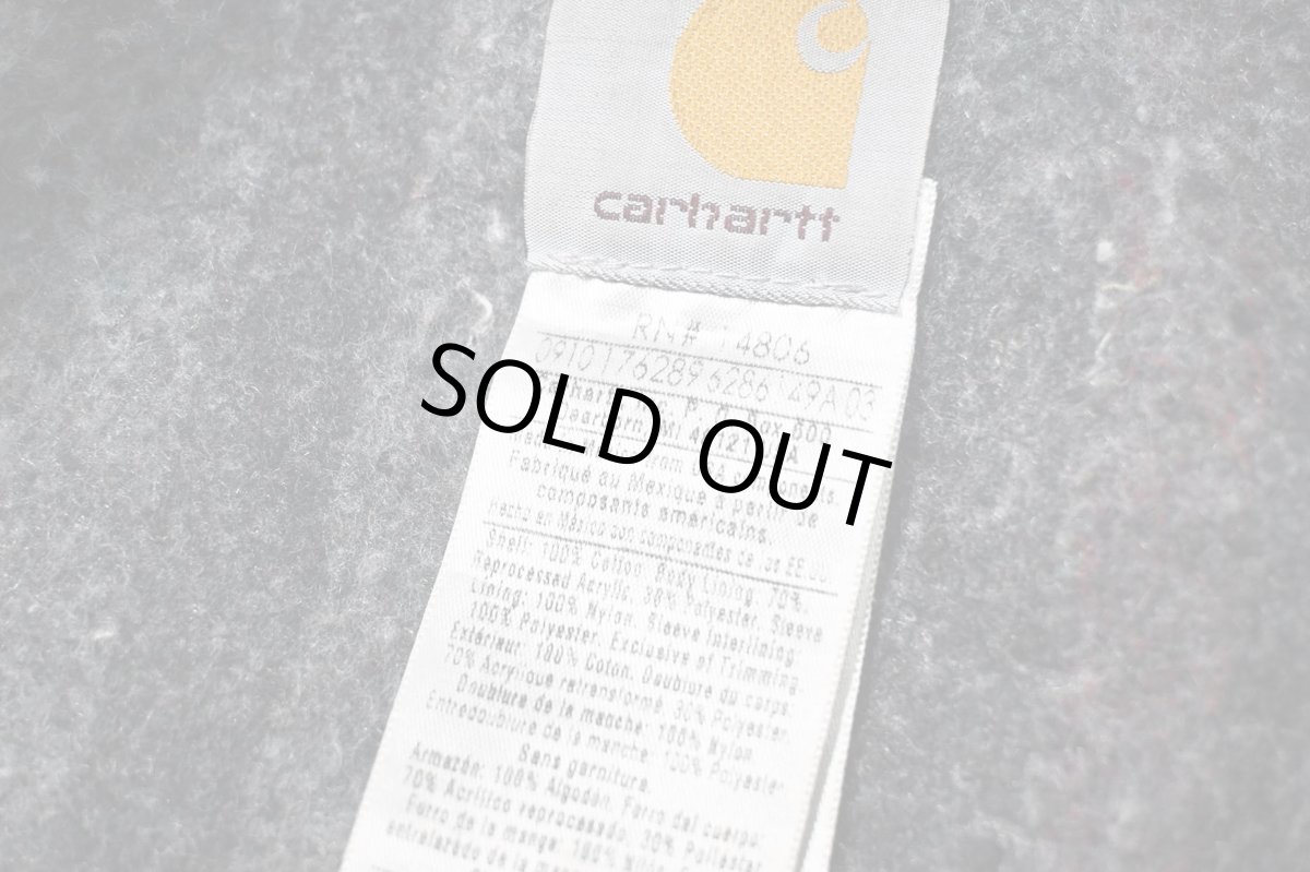 画像7: 10' Used Carhartt Blanket Lined Michigan Chore Coat Dark Brown (7)