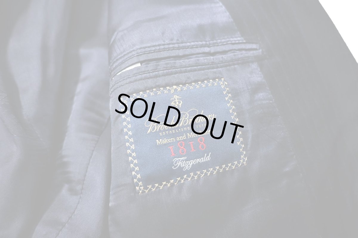 画像6: Used Brooks Brothers Stripe Tailored Jacket made in USA (6)