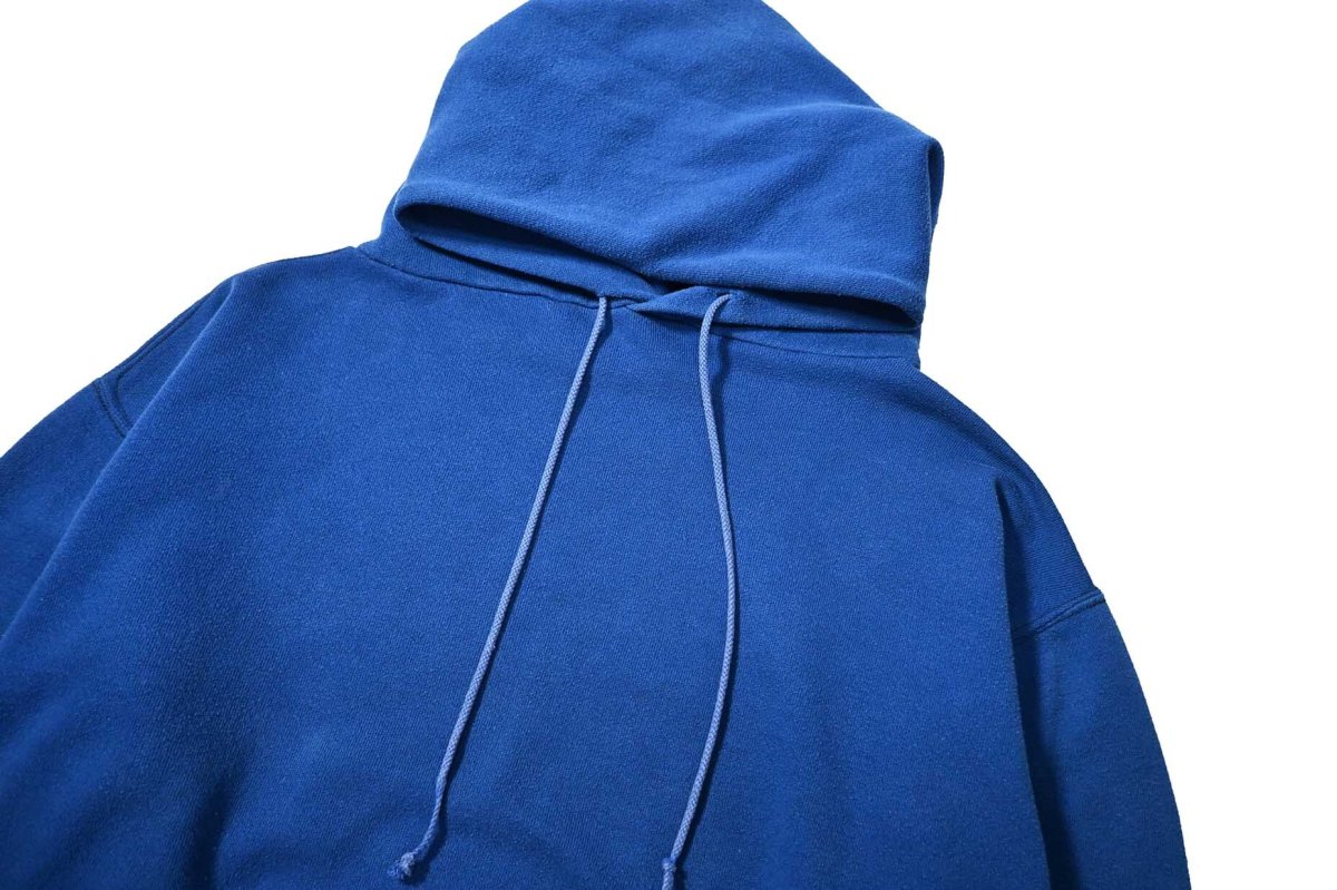 画像2: 70-80s Used Russell Athletic Blank Sweat Hoodie Blue made in USA (2)