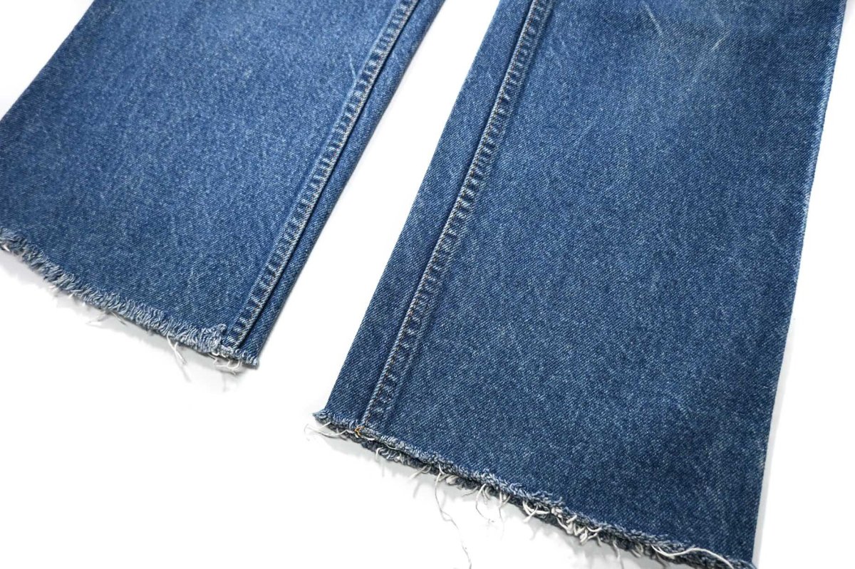 画像3: 80s Used Levi's 517 Cut Off Denim Pants made in USA リーバイス (3)