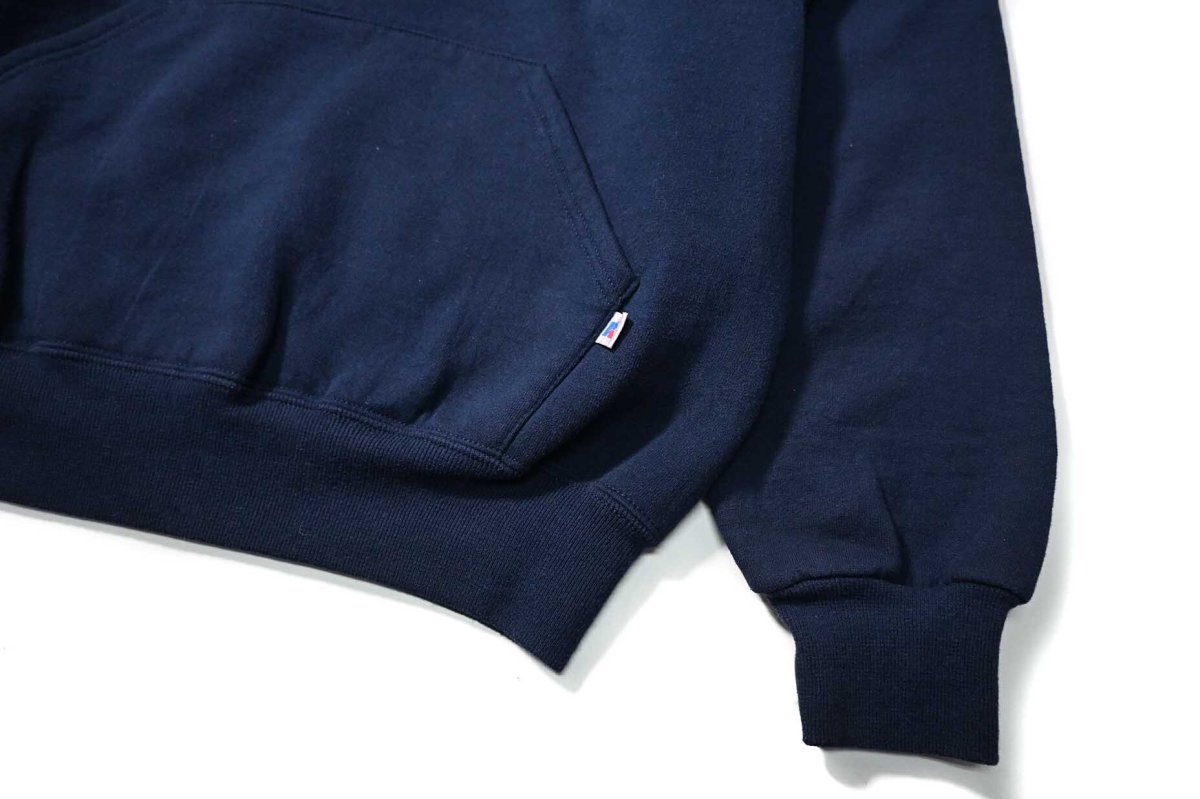 画像3: 90s Used Russell Athletic Blank Sweat Hoodie Navy made in USA (3)