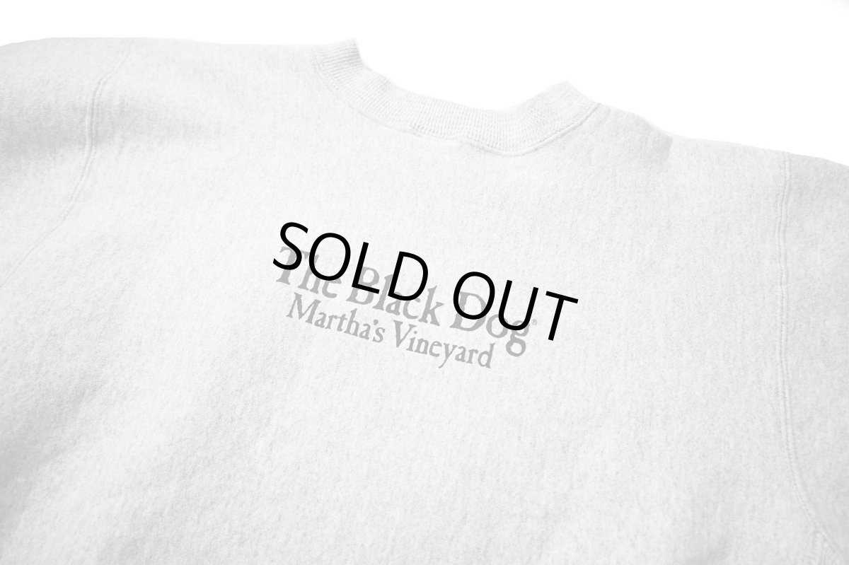 画像5: Used The Black Dog Sweat Shirt Ash made in USA (5)