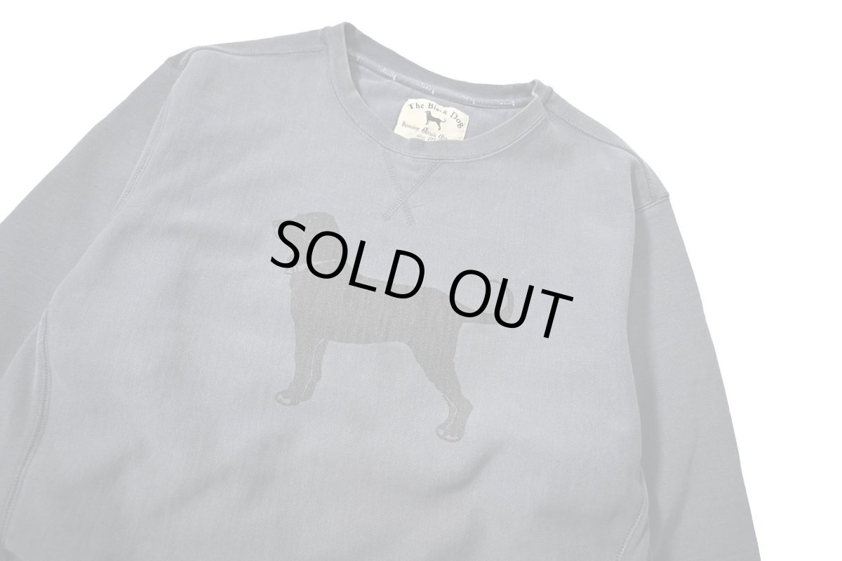 画像2: Used The Black Dog Sweat Shirt Charcoal (2)