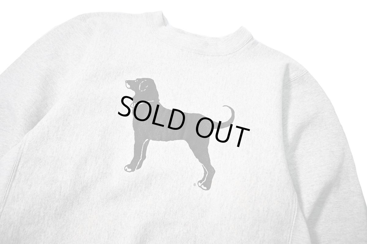 画像2: Used The Black Dog Sweat Shirt Ash made in USA (2)