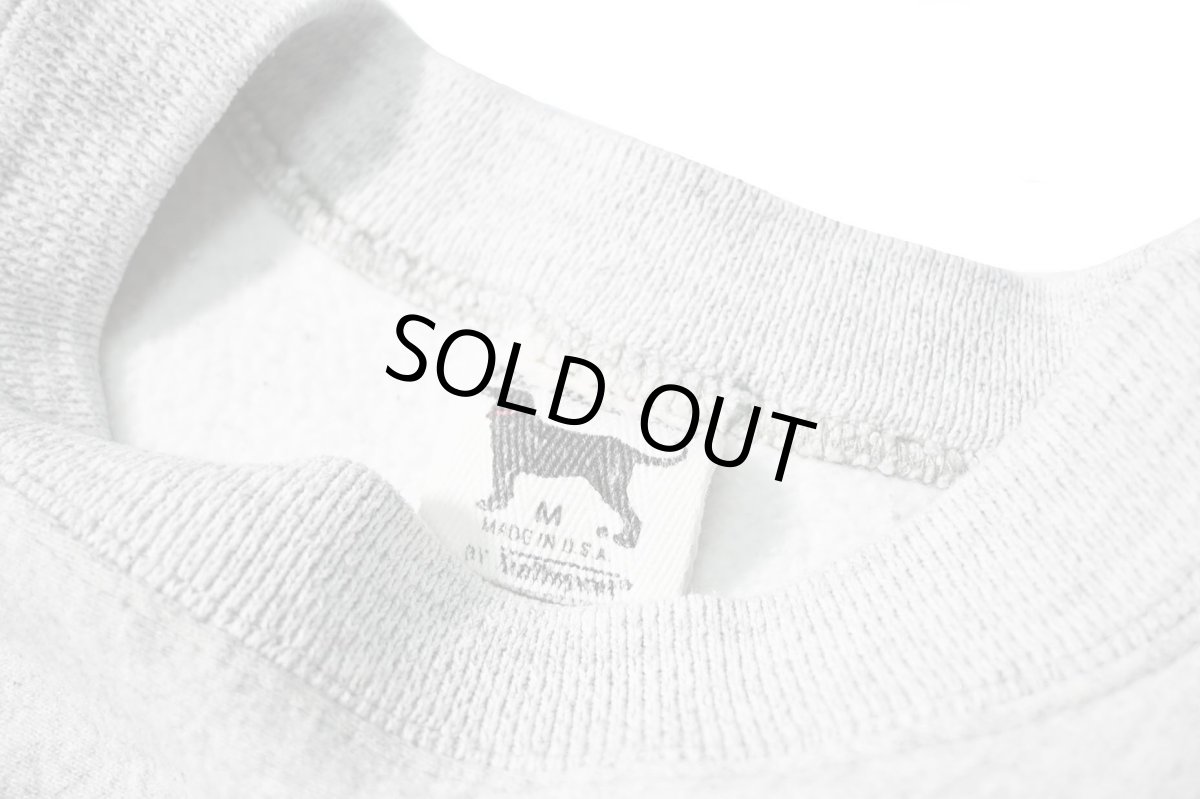 画像4: Used The Black Dog Sweat Shirt Ash made in USA (4)