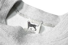 画像4: Used The Black Dog Sweat Shirt Ash made in USA (4)