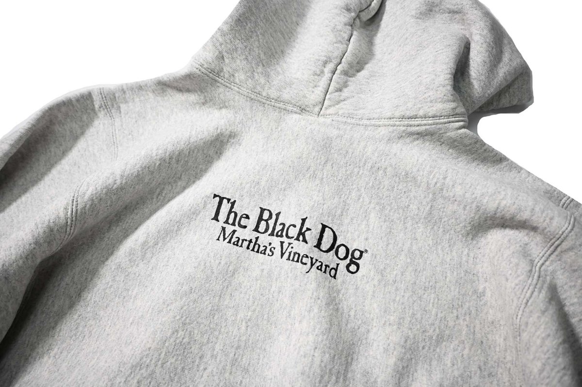 画像5: Used The Black Dog Sweat Hoodie Ash made in USA (5)