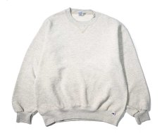 画像1: 90s Used Russell Athletic Blank Sweat Shirt Oatmeal made in USA (1)