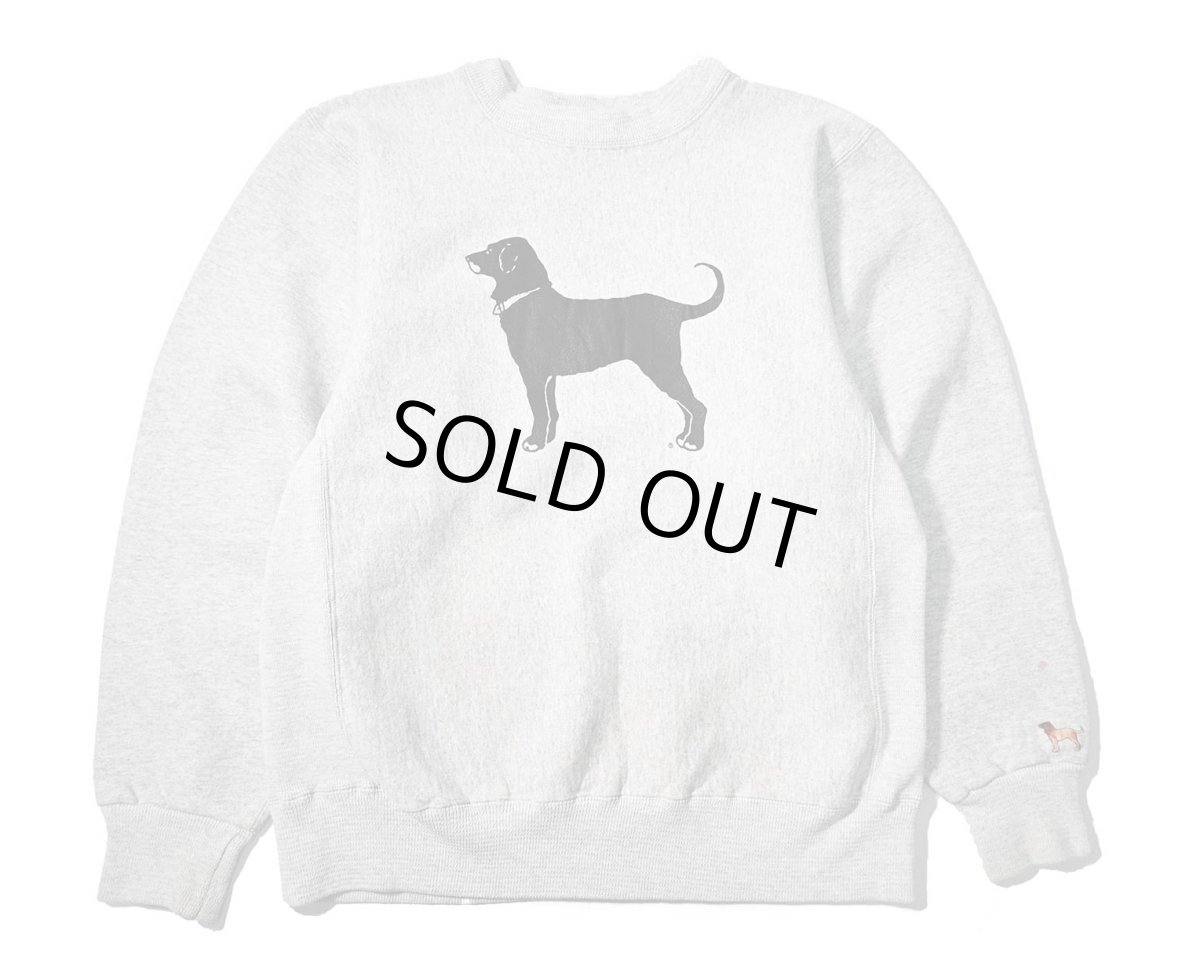 画像1: Used The Black Dog Sweat Shirt Ash made in USA (1)
