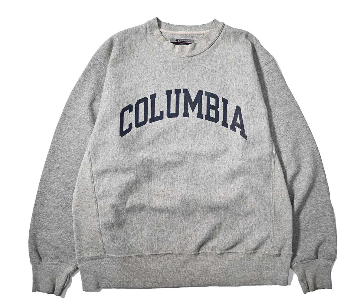 画像1: 00s Used Champion Reverse Weave Sweat Shirt "Columbia" (1)