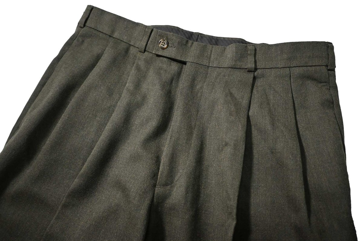 画像2: Used Levi's Slate Pleated Slacks (2)