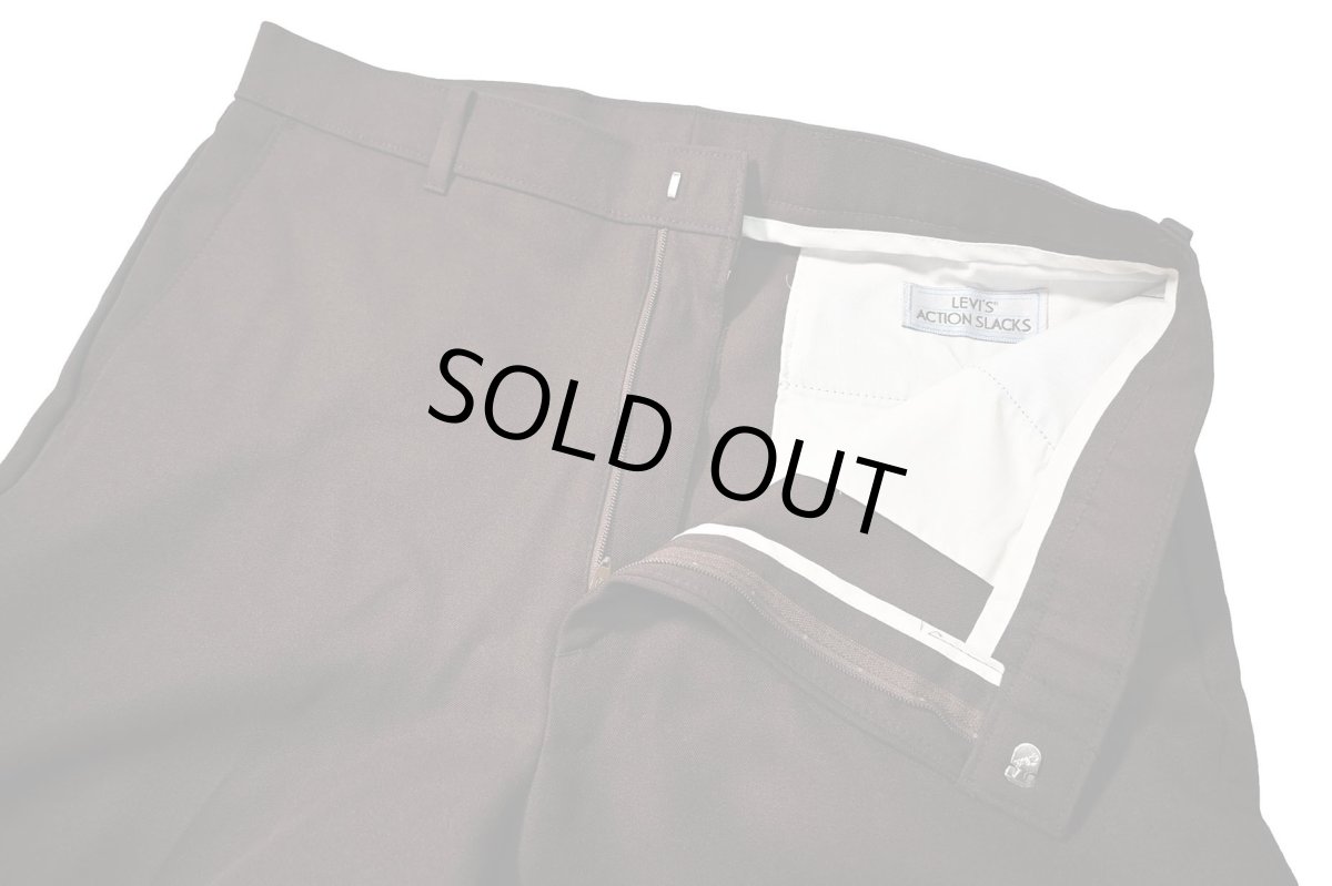 画像5: 90s Used Levi's Action Slacks Brown made in USA (5)